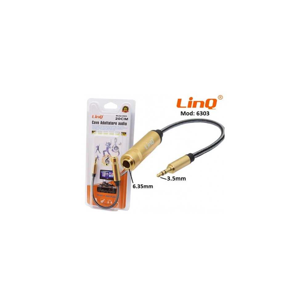 CAVO AUDIO TRS 3.5 MASCHIO A TRS6.5 FEMM