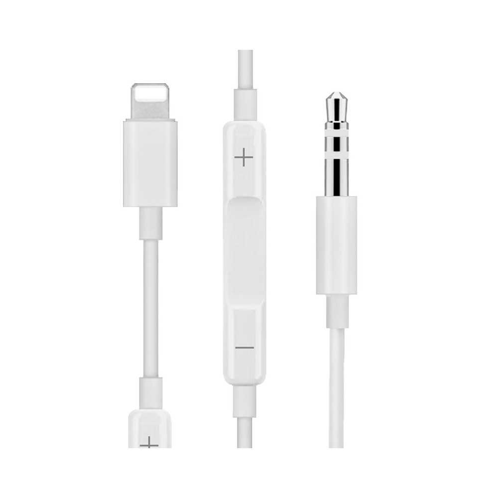 LIGHTNING ADAPTER +3.5 JACK MALE LIGHTNING ADAPTER +3.5 JACK MALE