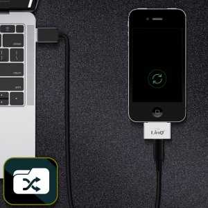 Adattatore di Ricarica e Sincronizzazione da 30 pin a Lightning, LinQ - Bianco