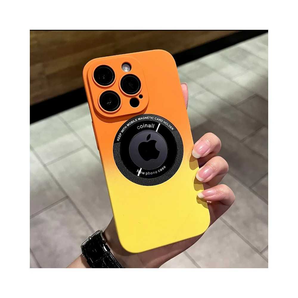 Cover per iphone 11PRO MAX Gradient Skin mag safe colore ARANCIO