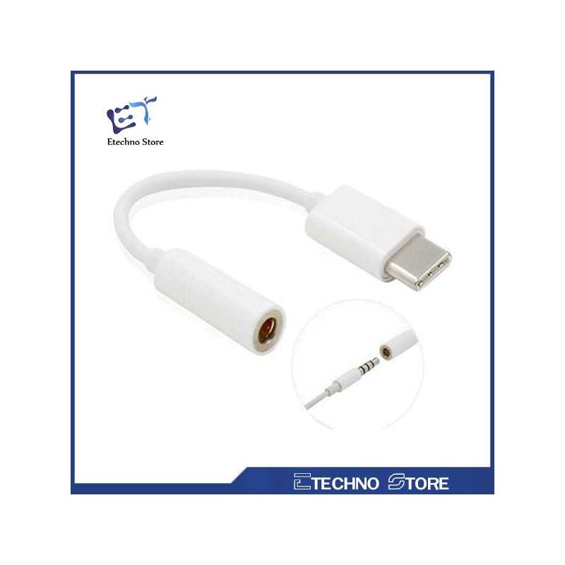 Type-C Male to 3.5mm Female Jack Earphone Headphone Adapter
