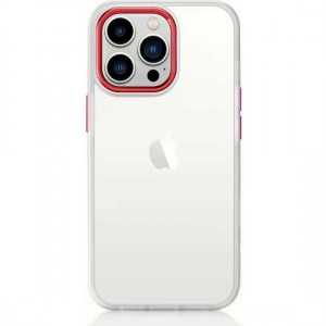 COVER BORDATA PER IPHONE 12 PRO MAX ROSSO