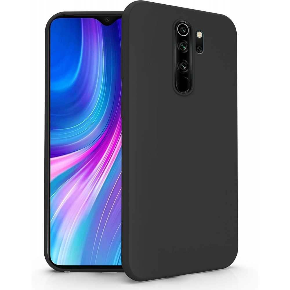 COVER IN SILICONE PER REDMI NOTE 8 PRO COLORE NERO