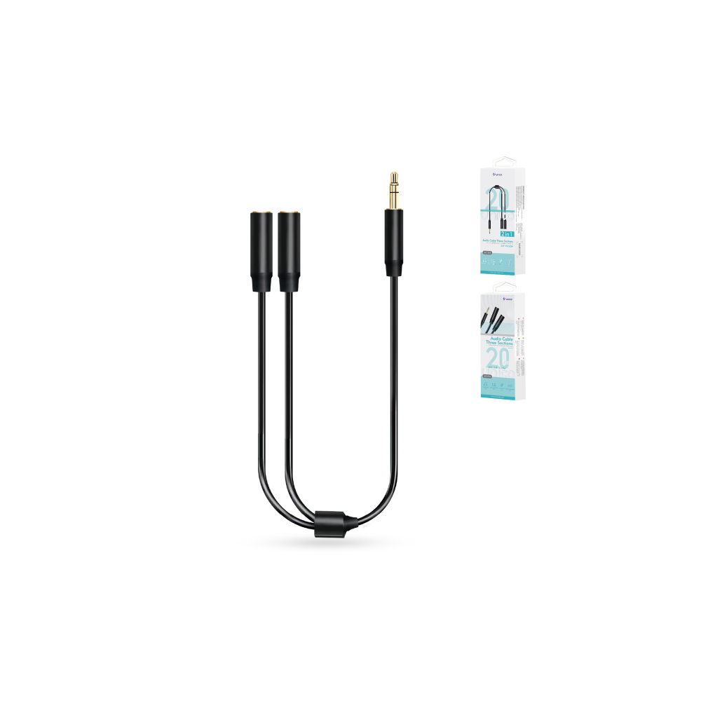 Adattatore Cavo Duplicatore A U Femmina Jack Da 3,5 Mm Adattatore Cavo Duplicatore A U Femmina Jack Da 3,5 Mm