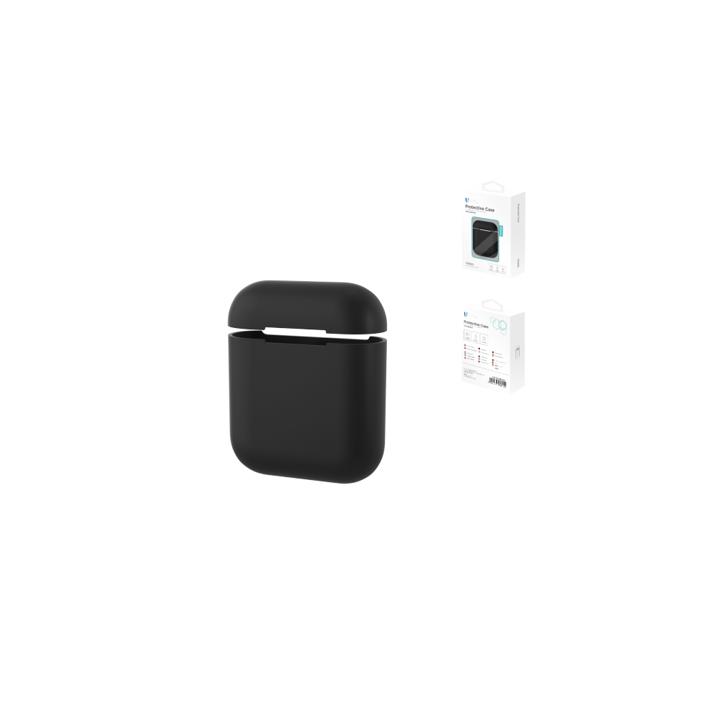 Airpods (2° gener)- Custodia in silicone nero Airpods (2° gener)- Custodia in silicone nero
