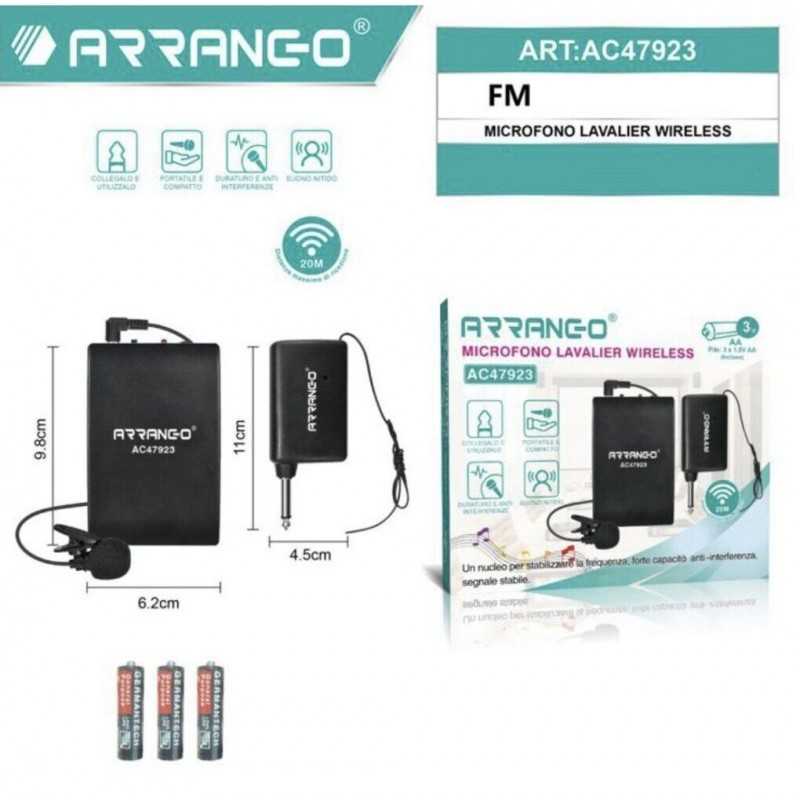 MICROFONO WIRELESS LAVALIER SENZA FILI MICROFONO WIRELESS LAVALIER SENZA FILI