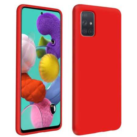 Cover in Silicone Per Samsung S20 Plus Colore Rosso