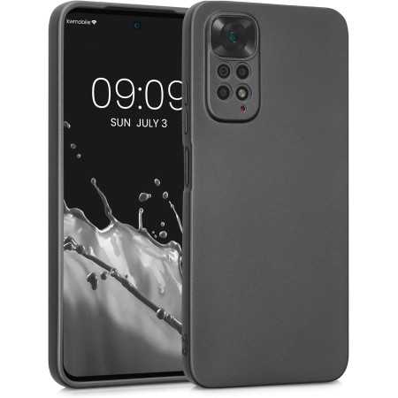 COVER SILICONE REDMI NOTE 12 4G 5G POCO PHONE X5 5G NERO
