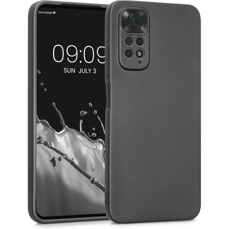 COVER SILICONE REDMI NOTE 12 4G 5G POCO PHONE X5 5G NERO
