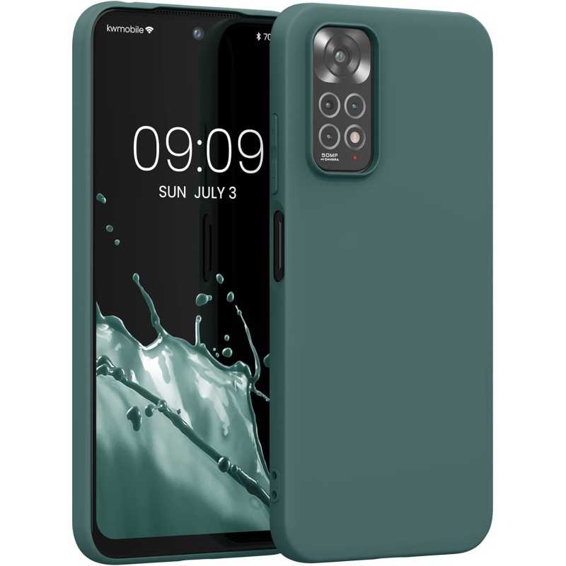 COVER SILICONE REDMI NOTE 12 4G 5G POCO PHONE X5 5G VERDE