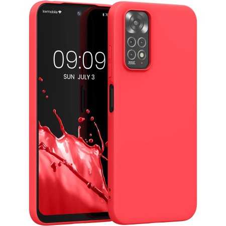 COVER SILICONE REDMI NOTE 12 4G 5G POCO PHONE X5 5G ROSSO