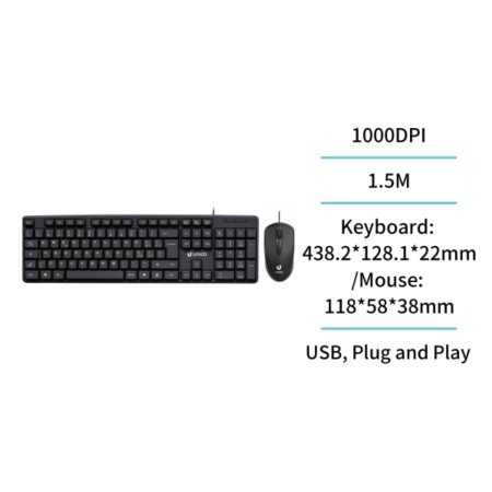 TASTIERA E MOUSE CON FILO Italiana Usb Per Pc TASTIERA E MOUSE CON FILO Italiana Usb Per Pc