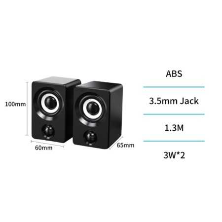 CASSE PER PC 3W X 2 BS2658 CASSE PER PC 3W X 2 BS2658