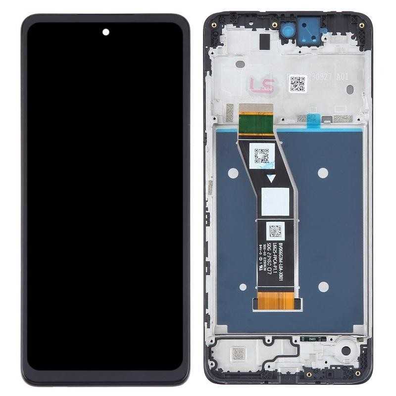 LCD PER MOTOROLA MOTO G24 (XT2423-1) NERO ORIGINALE