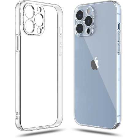 COVER RIGIDA TRASPARENTE BORDI MORBIDA IPHONE 14 PRO MAX