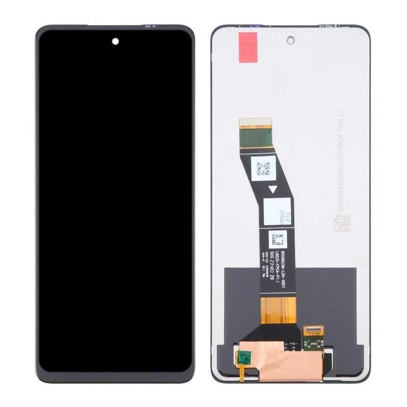 LCD SENZA FRAME PER MOTOROLA MOTO G04S (XT2421-8) NERO ORIGINALE