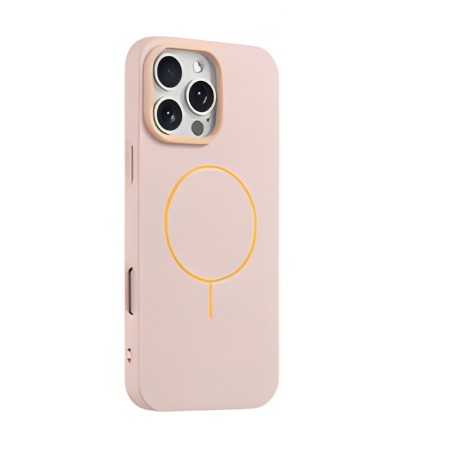 Magnetica Cover per iPhone 15 PRO MAX SILICONE SALMONATO