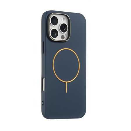 Magnetica Cover per iPhone 15 SILICONE BLU