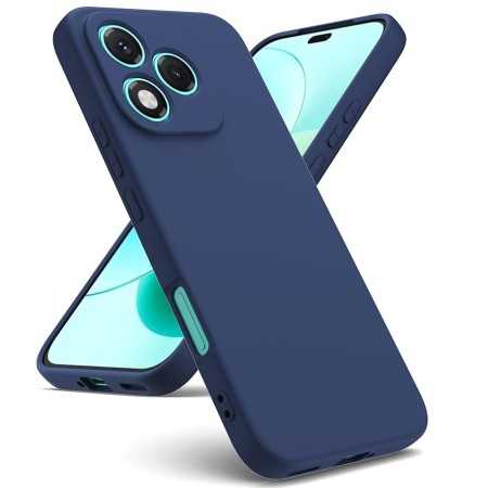 Cover per Honor 400 Lite, Morbida Silicone COLORE BLU