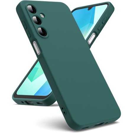 COVER SILICONE PER A15 SAMSUNG VERDE SCURO