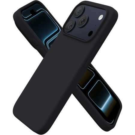 Cover per iPhone 17 Pro Max Silicone Liquido Black