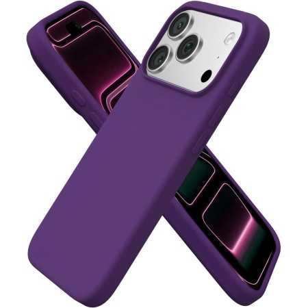 Cover per iPhone 17 Pro Max Silicone Liquido Viola