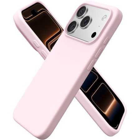 Cover per iPhone 17 Pro Max Silicone Liquido Rosa