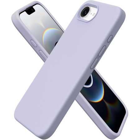 Cover per iPhone 16e MagSafe in pelle Lilla