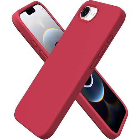 Cover per iPhone 16e MagSafe in pelle Rosso