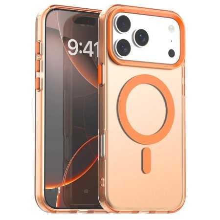 COVER PER IPHONE 17 AIR ALUMI CON MGSAFE ORANGE
